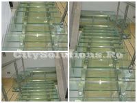 stainless steel glass stair - sivltssminox-l