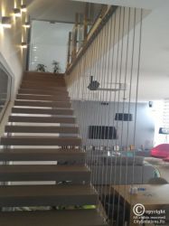 railings with stainless steel cables